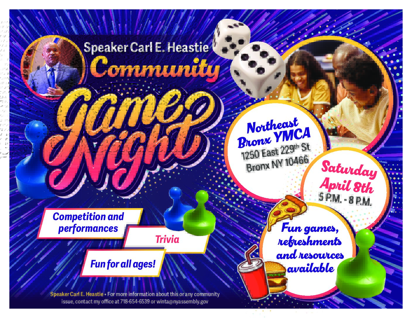 Speaker Carl E. Heastie’s Community Game Night