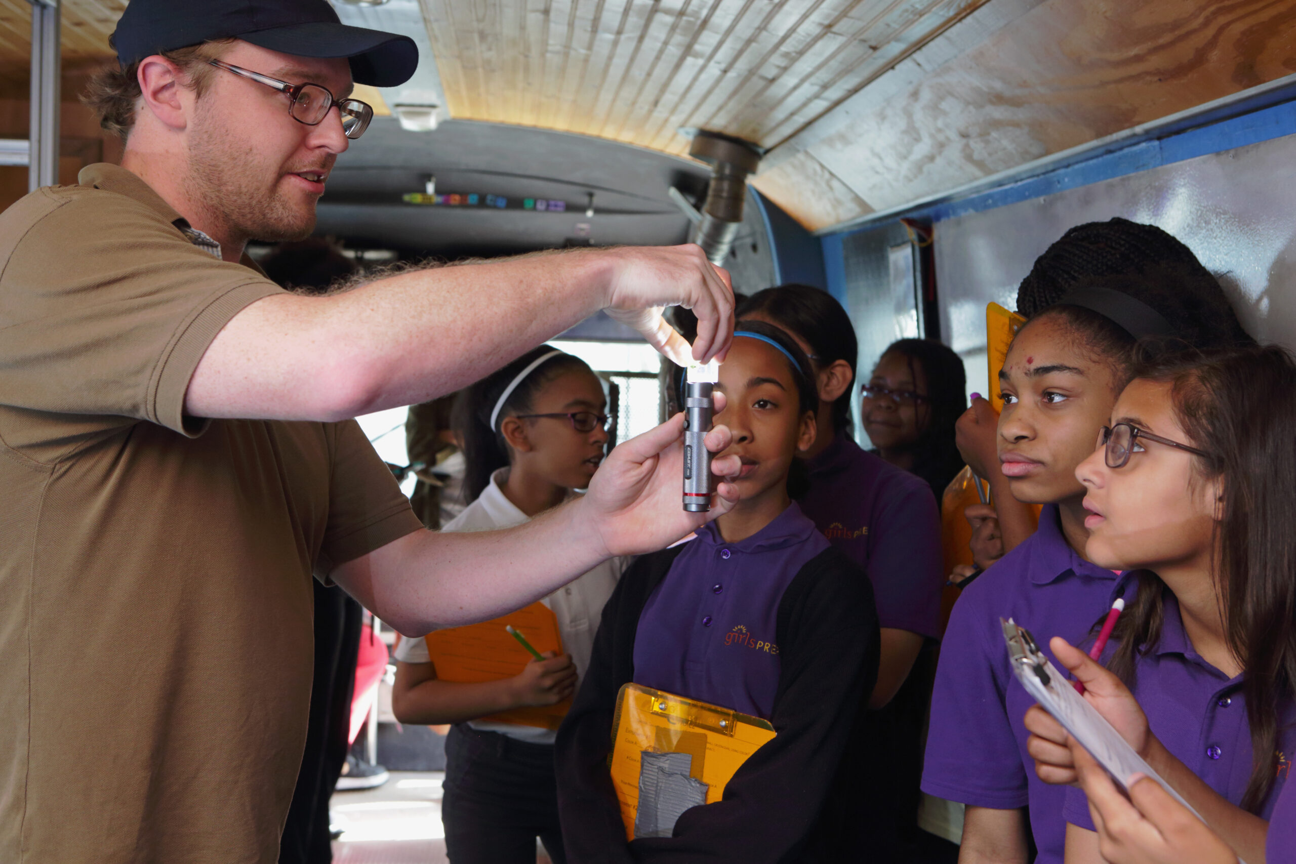 Mobile Lab at Councilwoman Susan Zhuang’s Holiday Toy Giveaway