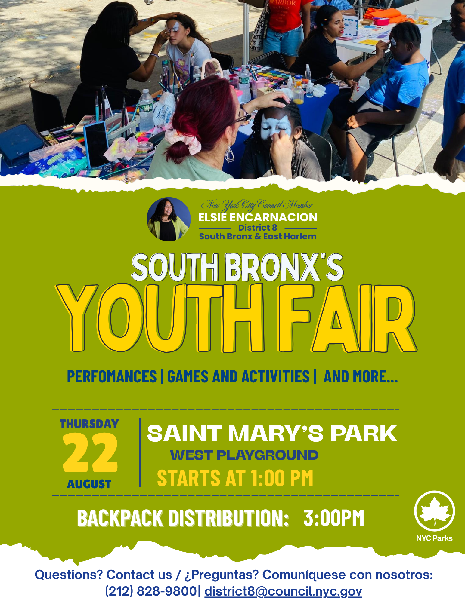 Mobile Lab at CouncilMember Encarnacion South Bronx's Youth Fair