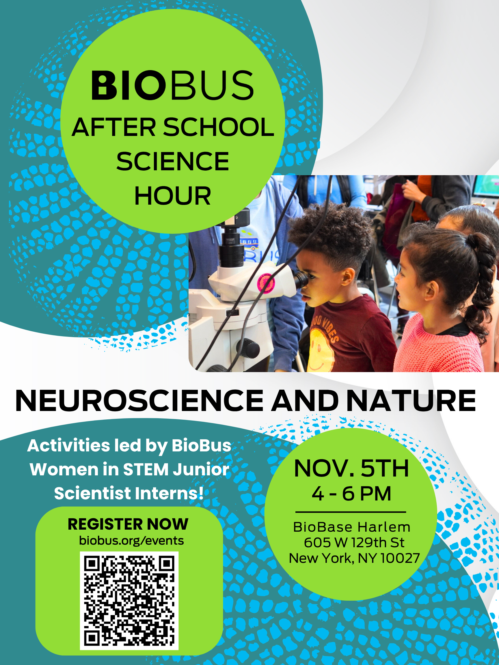 After School Science Hour: Neuroscience and Nature at BioBase Harlem